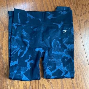 Gymshark blue camo leggings